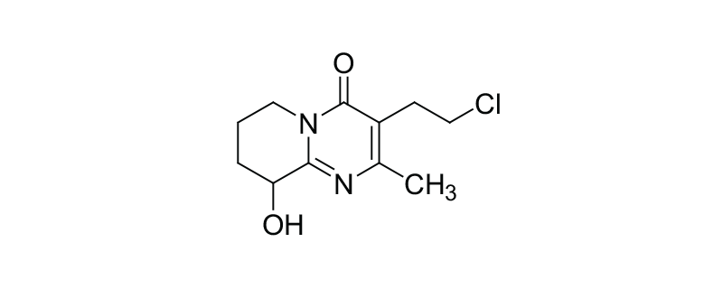 Structure of 3-(2-CHLOROETHYL) -9-HYDROXY-2- METHYL-6,7,8,9- TETRAHYDRO PYRIDO[1,2-A] PYRIMIDIN-4-ONE