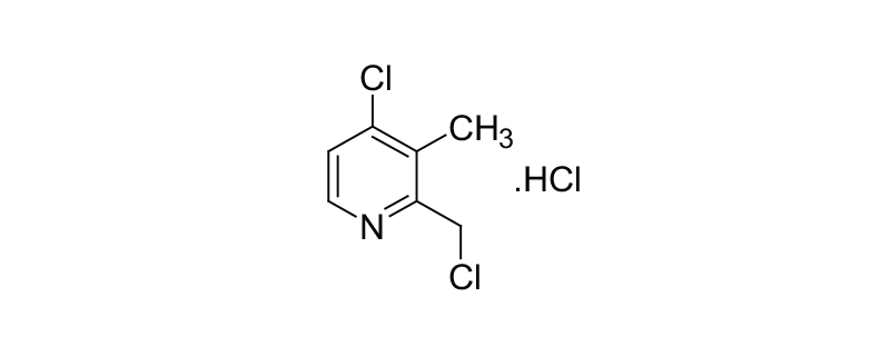 Structure of 4-CHLORO-2- CHLOROMETHYL-3- METHYL PYRIDINE HYDRO CHLORIDE