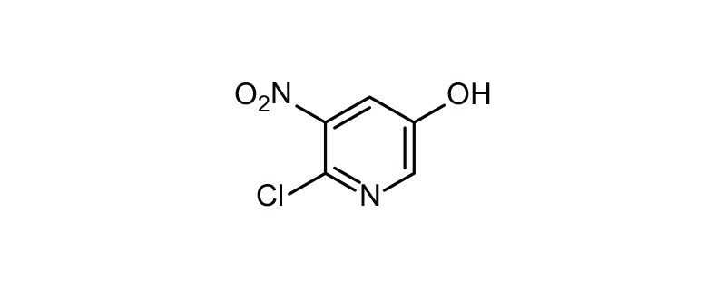 Structure of 2-CHLORO -3-NITRO -5-HYDROXY PYRIDINE
