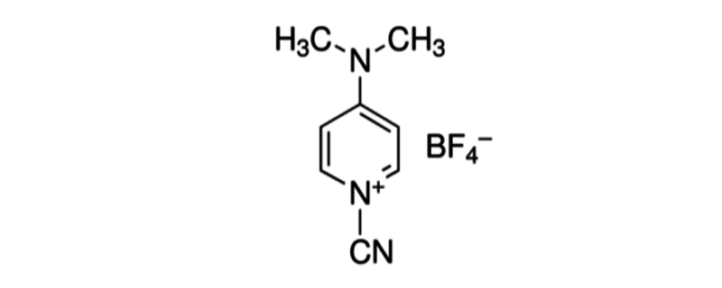 Structure of CDAP (1-CYANO-4-DIMETHYLAMINOPYRIDINIUM TETRAFLUOROBORATE)