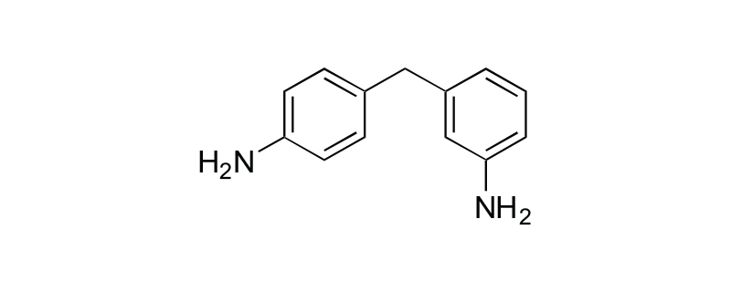 Structure of 3,4′-DIAMINOD IPHENYL METHANE