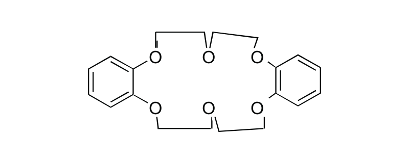 Structure of DIBENZO-18-CROWN-6