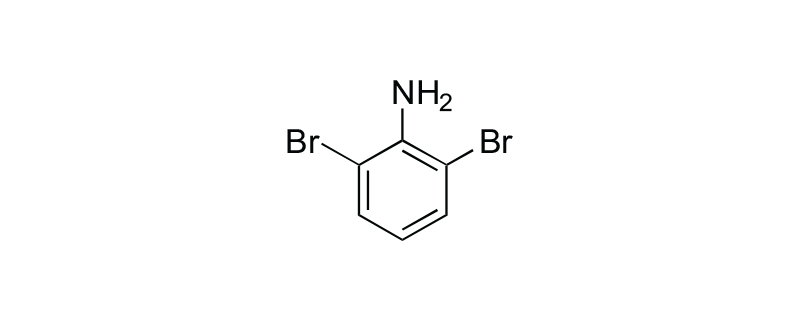 Structure of 2,6-DIBROMOANILINE