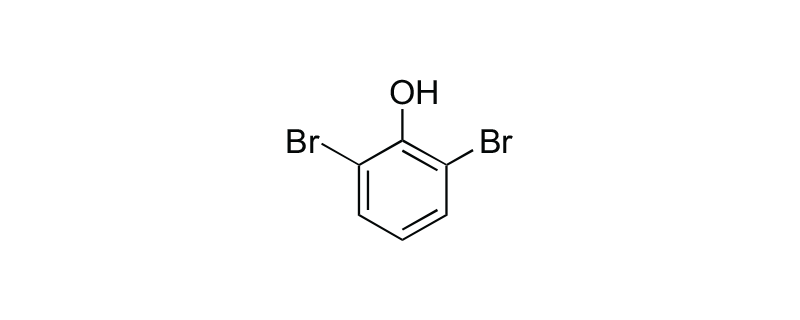 Structure of 2,6-DIBROMOPHENOL