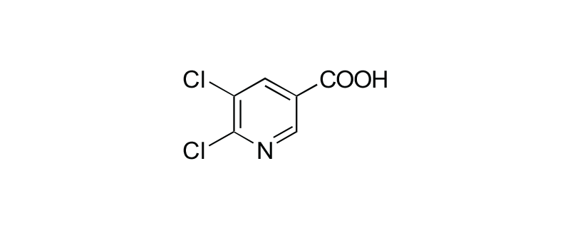 Structure of 5,6-DICHLOR ONICOTINIC ACID