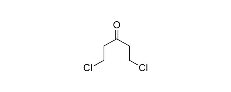 Structure of 1,5-DICHLOROPENTAN -3-ONE