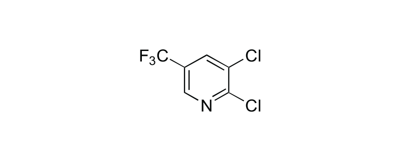 Structure of 2,3 DICHLORO-5-(TRIFLUOROMETHYL) PYRIDINE