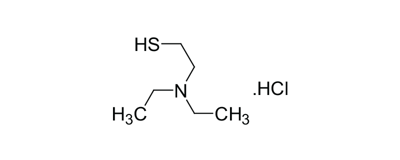 Structure of 2-DIETHYL AMINO ETHAN ETHIOL HCL