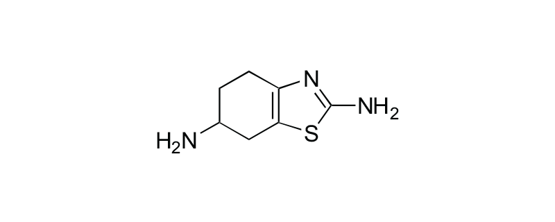 Structure of 2,6-DIAMINO -4,5,6,7-TETRA HYDRO BENZO THIAZOLE