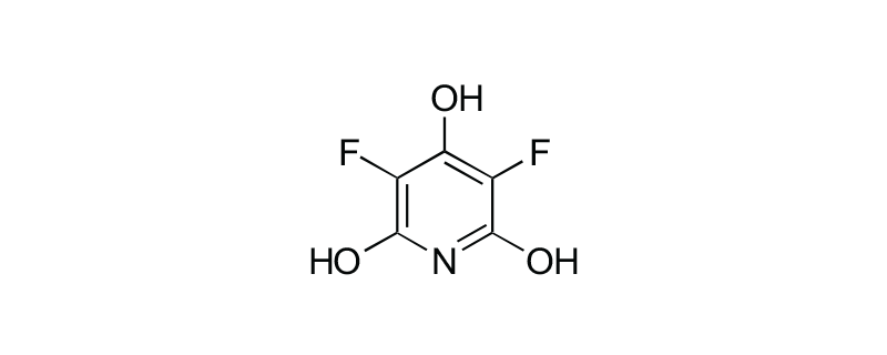 Structure of 3,5-DIFLUORO PYRIDINE-2,4,6- TRIOL