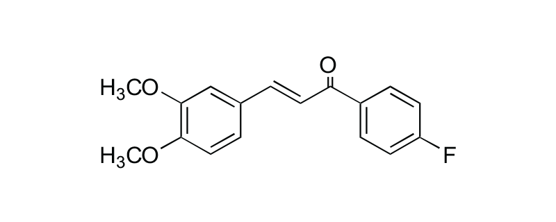 Structure of 3,4-DIMETHOXY-4′-FLUORO CHALCONE