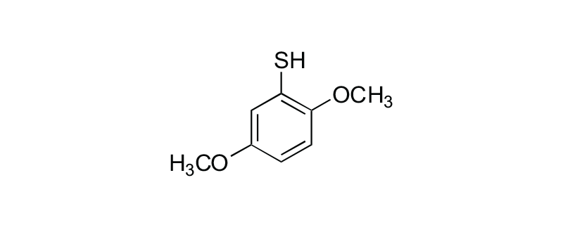 Structure of 2,5-DIMETHOXYTHIOPHENOL