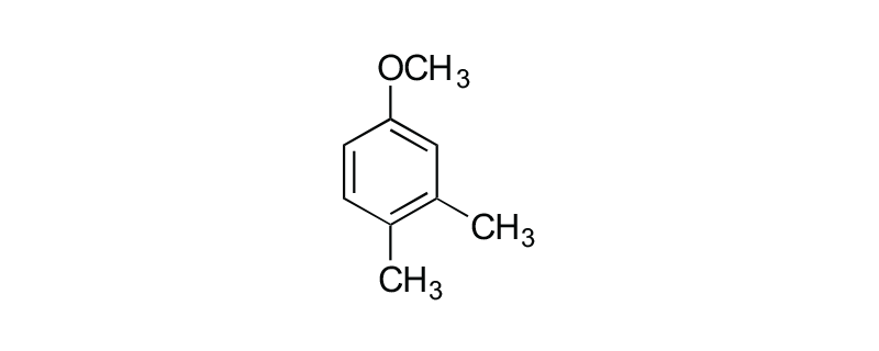 Structure of 3,4-DIMETHYL ANISOLE