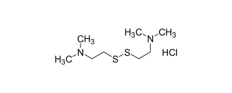Structure of 2-DITHIOBIS[N,N-DIMETHYL]ETHANEAMINE.HCL