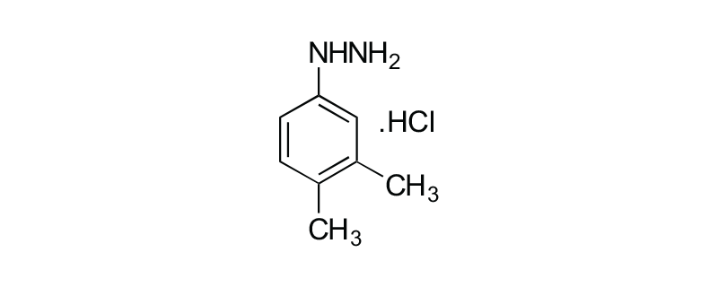 Structure of 3,4-DIMETHYLPHENYL HYDRAZINE HCL