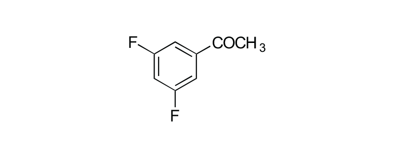 Structure of 3′,5′-DIFLUOROACETOPHENONE
