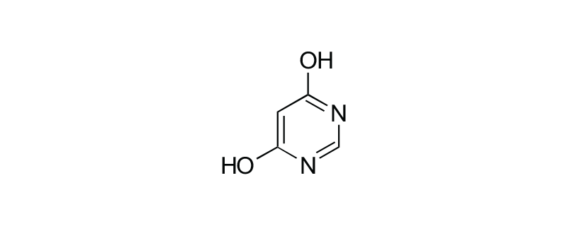 Structure of 4,6-DIHYDROXYPYRIMIDINE
