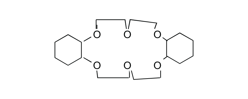 Structure of DICYCLOHEXANO-18-CROWN-6