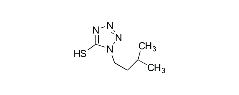 Structure of 1-(2-DIMETHYLAMINO) ETHYL)-1H- TETRAZOLE-5-THIOL
