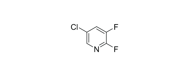 Structure of 2,3-DIFLUORO-5-CHLORO PYRIDINE