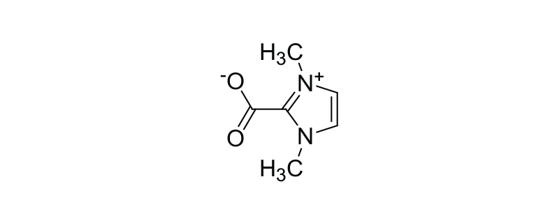 Structure of 1,3-DIMETHYLIMIDAZOLIUM-2-CARBOXYLATE