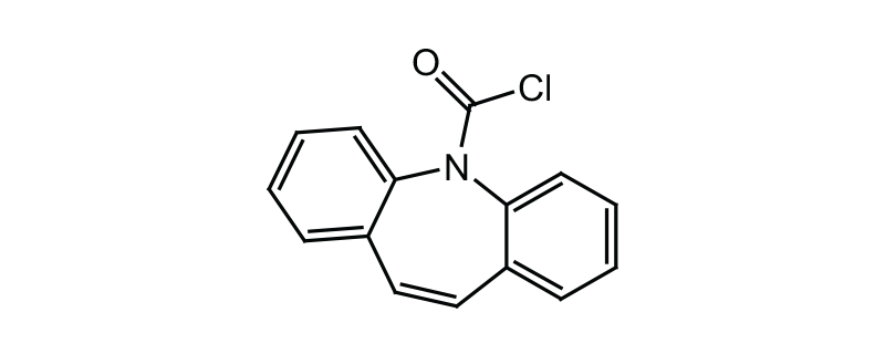 Structure of DIBENZ[B,F]AZEPINE-5-CARBONYL CHLORIDE