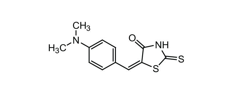 Structure of 5-(4-DIMETHYLAMINOBENZYLIDENE) RHODANINE