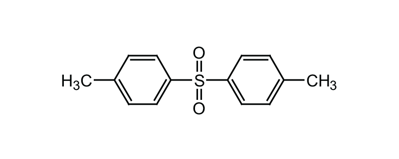 Structure of DI-P-TOLYL SULFONE