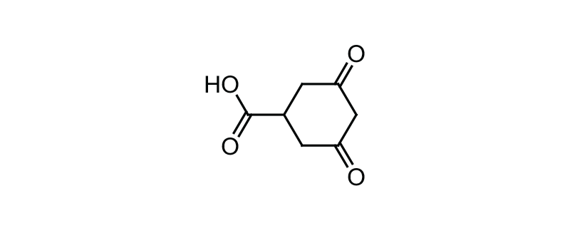 Structure of 3,5-DIOXO CYCLO HEXANE CARBOXYLIC ACID