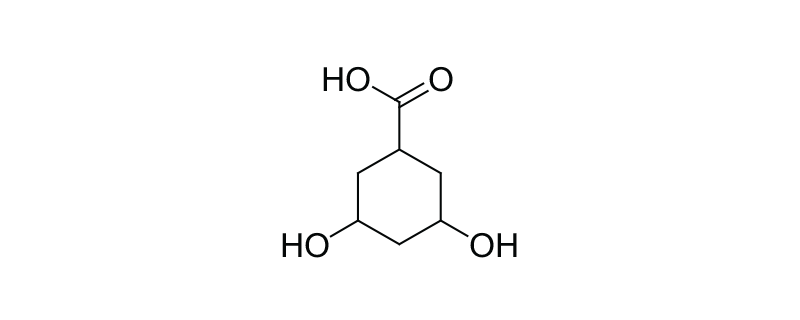 Structure of 3,5-DIHYDROXYCYCLO HEXANECARBOXYLIC ACID