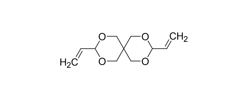 Structure of 3,9-DIVINYL-2,4,8,10- TETRA OXASPIRO [5.5] UNDECANE