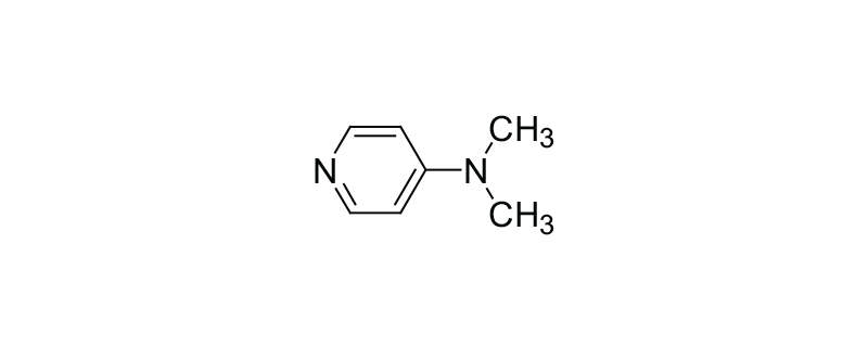 Structure of 4-(DIMETHYLAMINO) PYRIDINE