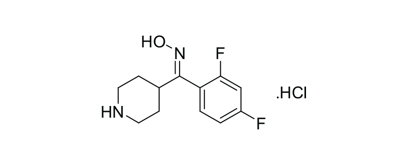Structure of (2,4-DIFLUOROPHENYL)-PIPERIDINYL)-4-YL-METHANONE OXIME HCL