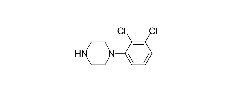Structure of 1-(2,3-DICHLOROPHENYL) PIPERAZINE