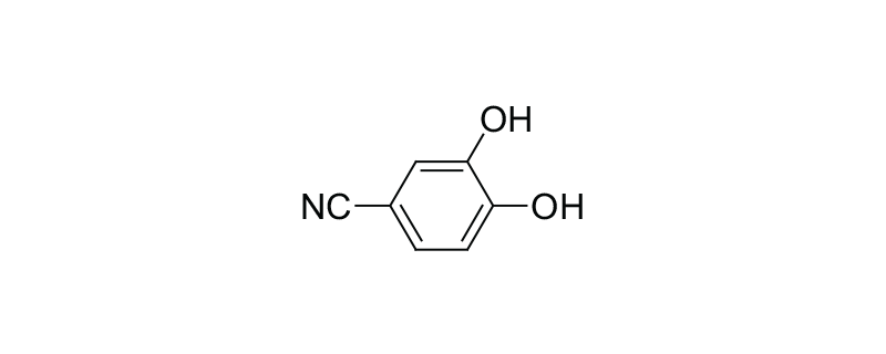 Structure of 3,4-DIHYDROXYBENZONITRILE