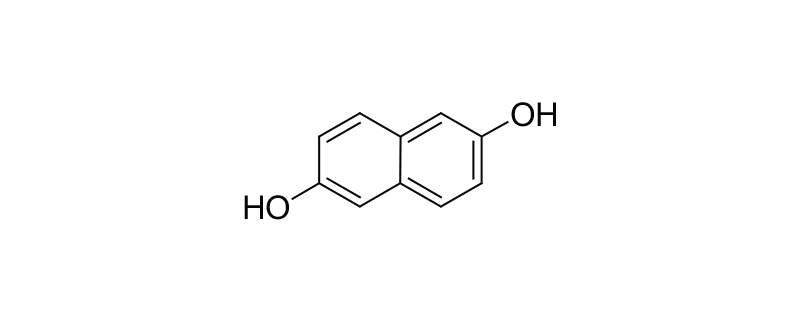 Structure of 2,6-DIHYDROXY NAPHTHALENE