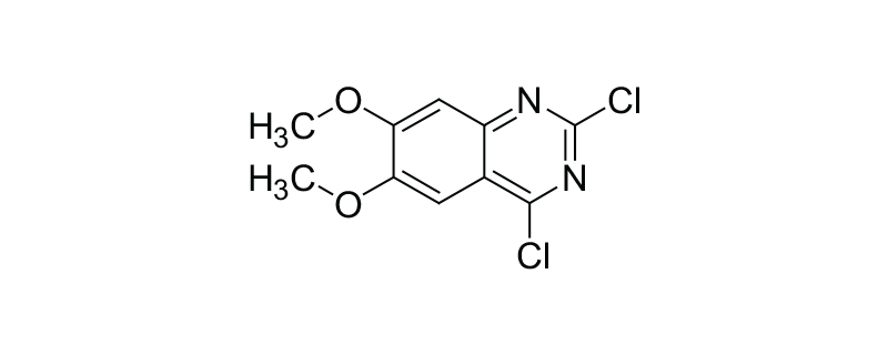 Structure of 2,4-DICHLORO-6,7 -DIMETHOXY QUINAZOLINE