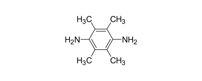 Structure of 1,4-DIAMINO-2,3,5,6-TETRAMETHYLBENZENE