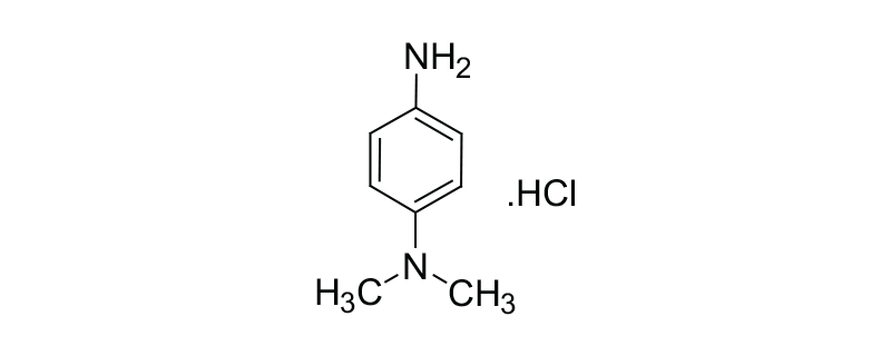 Structure of N,N – DIMETHYL-P-PHENYLENEDIAMINE MONOHYDROCHLORIDE