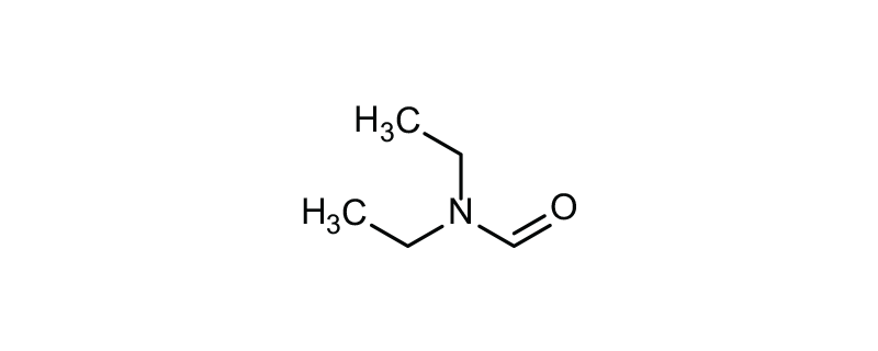 Structure of N,N-DIETHYL FORMAMIDE