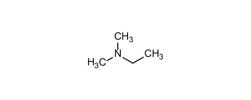 Structure of N,N-DIMETHYLETHYLAMINE