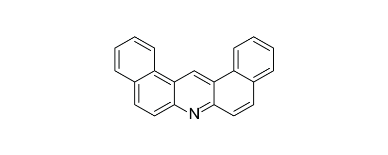 Structure of DIBENZ (A,J) ACRIDINE