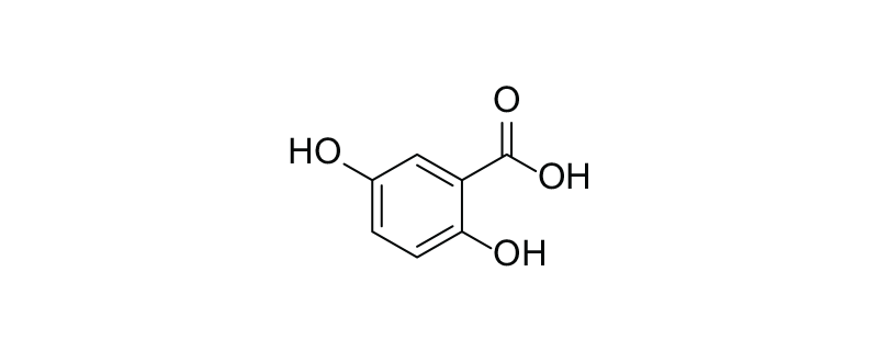 Structure of 2,5-DIHYDROXY BENZOIC ACID