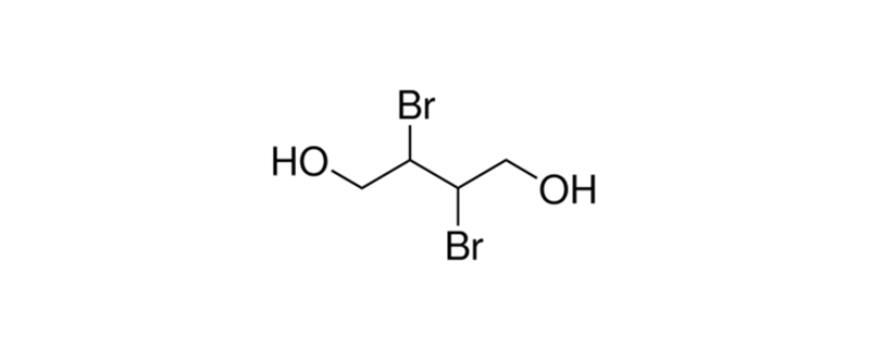 Structure of 2,3-DIBROMO-1,4-BUTANEDIOL