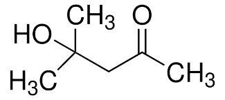 Structure of DIACETONE ALCOHOL