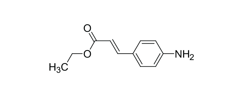 Structure of ETHYL-4-AMINOCINNAMATE