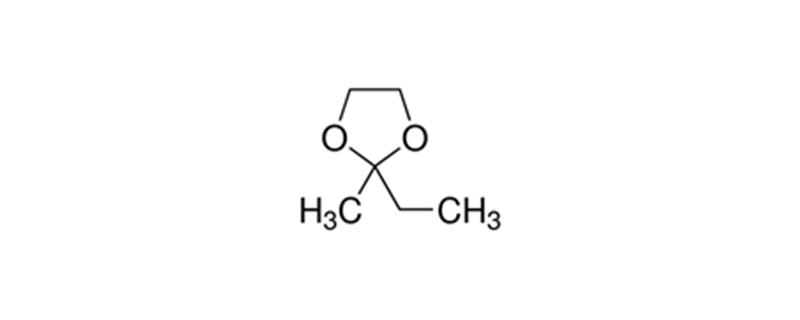 Structure of 2-ETHYL-2- METHYL-1,3- DIOXOLANE