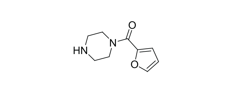 Structure of N-(2-FURANCARBONYL)PIPERAZINE