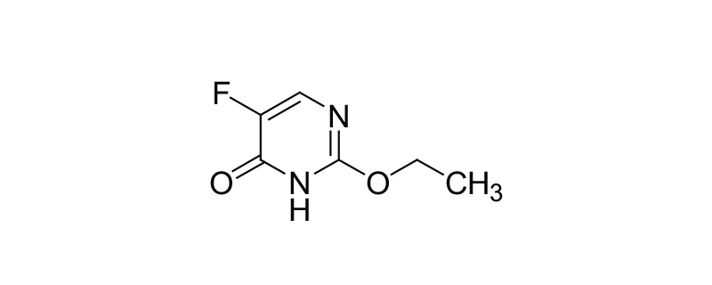 Structure of 5-FLUORO-2-ETHOXY-4(1H) PYRIMIDINONE