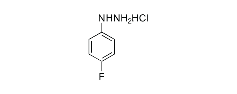 Structure of 4-FLUOROPHENYLHYDRAZINE HYDROCHLORIDE